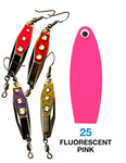 Deadly Dick Diamond Earrings - 25 - Fluorescent Pink