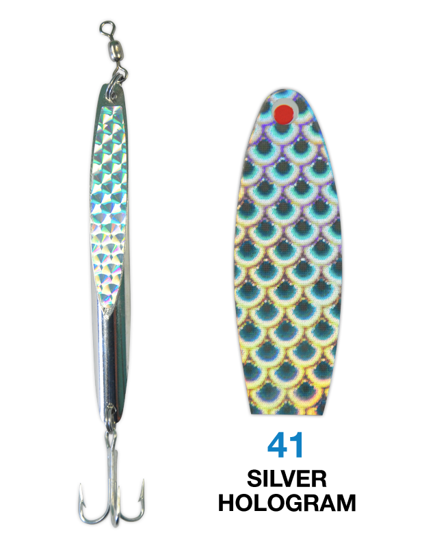 Deadly Dick Deadly Dick Long Casting / Jigging Lure - 41 - Silver Holo –  Deadly Dick Classic Lures