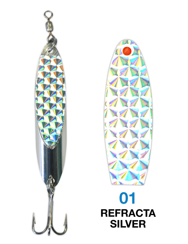 Deadly Dick Standard Lure - 01 - Refracta Siver – Deadly Dick Classic Lures