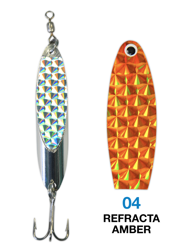 Deadly Dick Standard Lure - 04 - Refracta Amber – Deadly Dick Classic Lures