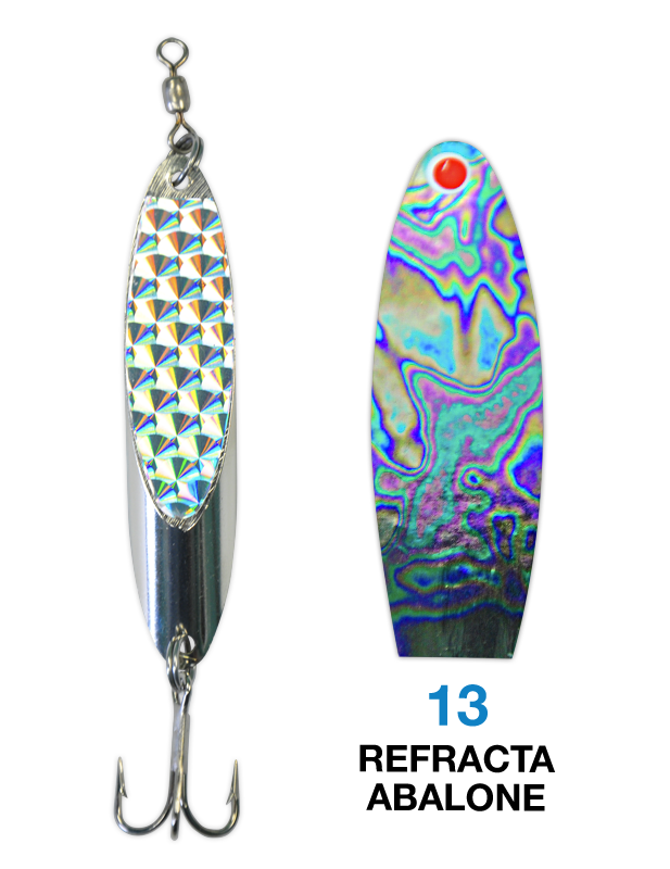 Deadly Dick Standard Lure - 13 - Refracta Abalone – Deadly Dick Classic  Lures