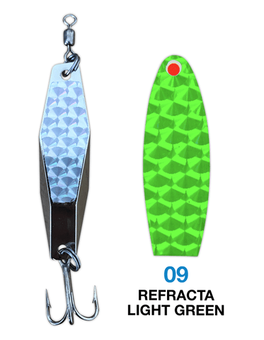 Deadly Dick Diamond Lure - 02 - Refracta Red – Deadly Dick Classic Lures