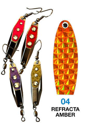 Deadly Dick Diamond Lure - 02 - Refracta Red – Deadly Dick Classic Lures
