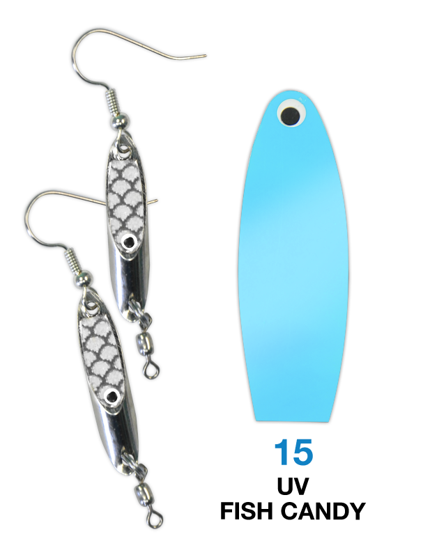 Fish hot sale lure earrings