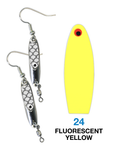 Deadly Dick Earrings - 24 - Fluorescent Yellow