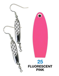 Deadly Dick Earrings - 25 - Fluorescent Pink