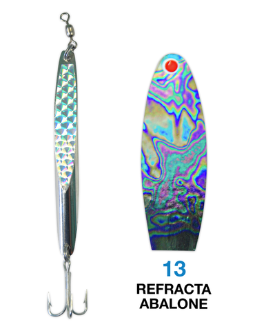 Deadly Dick Deadly Dick Long Casting / Jigging Lure - 13 - Refracta Abalone