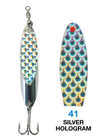 Deadly Dick Standard Lure - 41- Silver Hologram